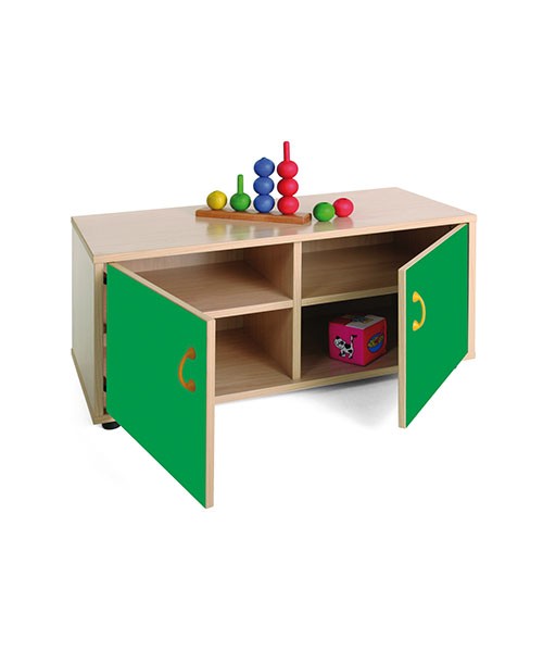 Armario superbajo: 2 puertas + 4 huecos