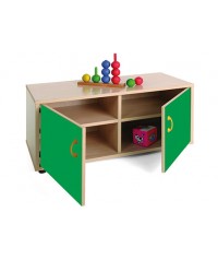 Armario superbajo: 2 puertas + 4 huecos