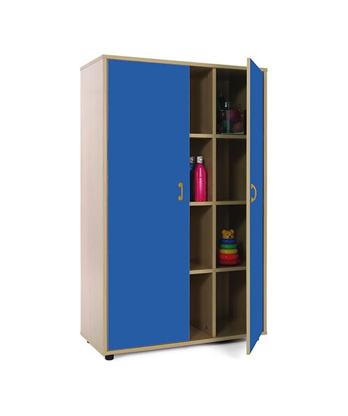 Armario medio 40x90x147 cm: 2 puertas con 12 huecos