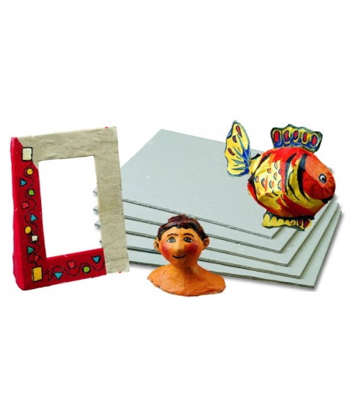 Cartón reciclado - 5 láminas