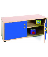 Armario super bajo 40x90x44 cm: 2 puertas + 2 huecos