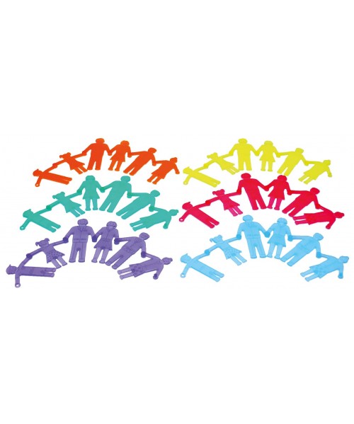 6 set familia transparentes