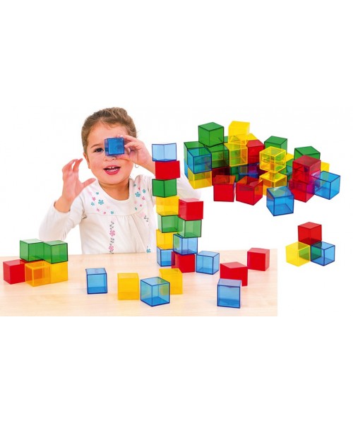 Cubos transparentes 36 Piezas