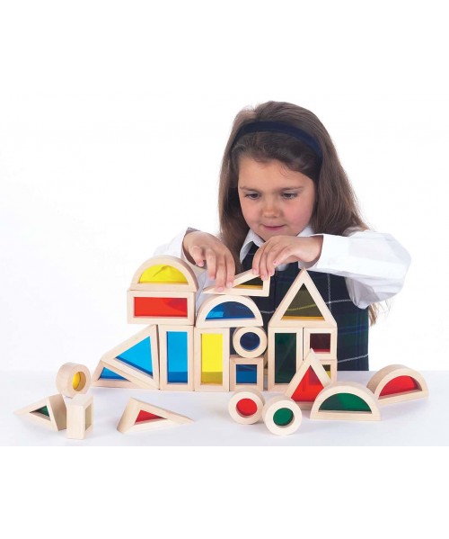 Construcción arco iris - 24 piezas 2