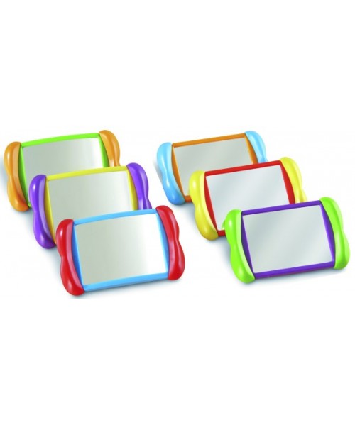Set de 6 espejos 2 en 1- Irrompibles sin cristal