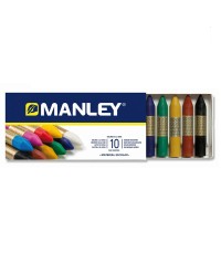 Ceras Manley - Estuche de 10 colores