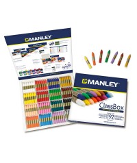Expositor 192 ceras/16 colores Manley
