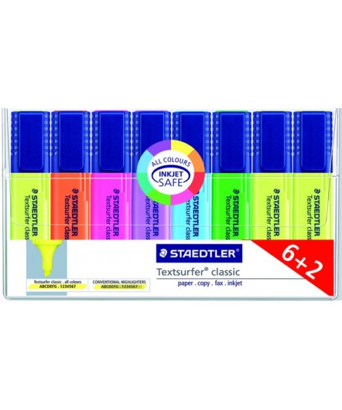 Estuche fluorescentes 8 colores 2