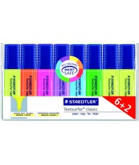 Estuche fluorescentes 8 colores