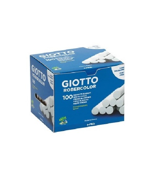 100 Tizas blancas robercolor