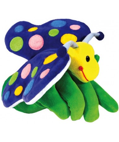 Marioneta guante mariposa