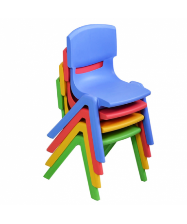 Silla polipropileno Amarillo - 30 cm. de alto