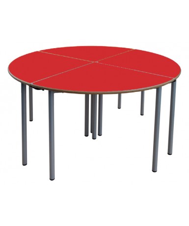 Mesa E145 1/4 circulo patas grises - 70 cm. de...
