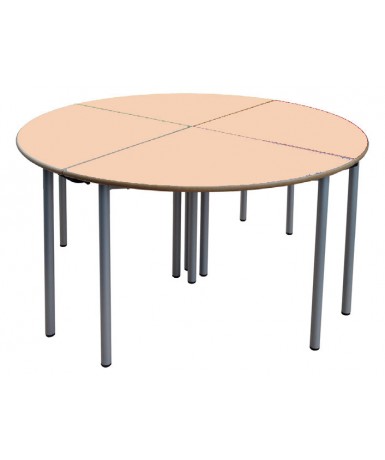 Mesa E145 1/4 circulo patas grises - 70 cm. de...