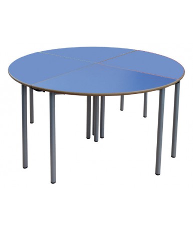 Mesa E145 1/4 circulo patas grises - 75 cm. de...