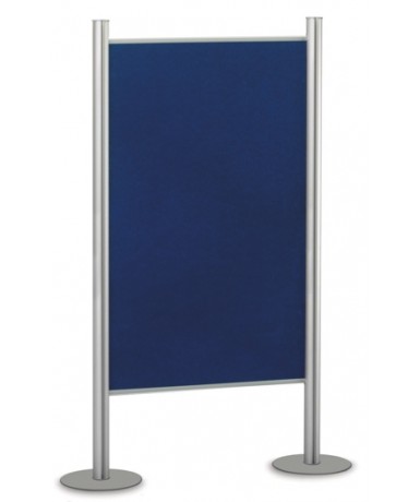 1 Soporte modular con base para mampara de 2 caras