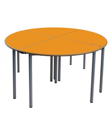 Mesa E145 1/4 circulo patas grises - 70 cm. de...