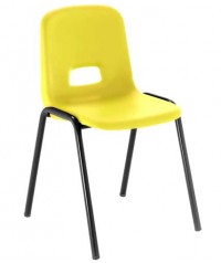 Silla carcasa patas negras - 36 cm. de alto