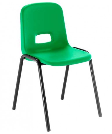 Silla carcasa patas negras - 36 cm. de alto