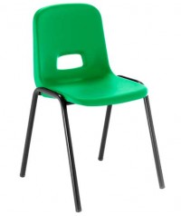 Silla carcasa patas negras - 36 cm. de alto