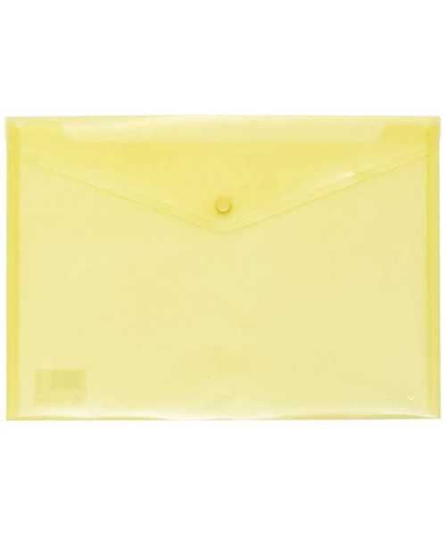 12 Sobres translúcido folio amarillo
