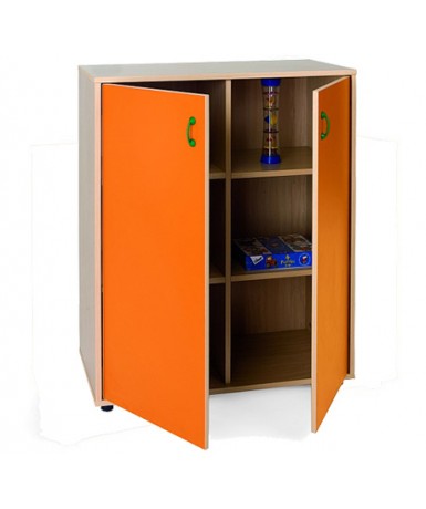 Armario intermedio: 2 puertas + 6 huecos