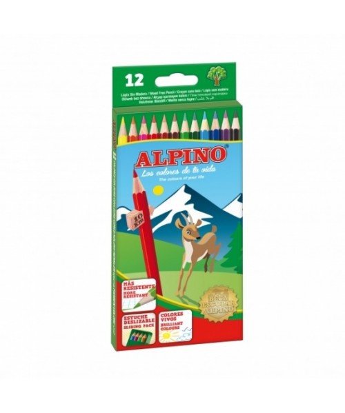 Caja lapiceros color alpino 12 colores