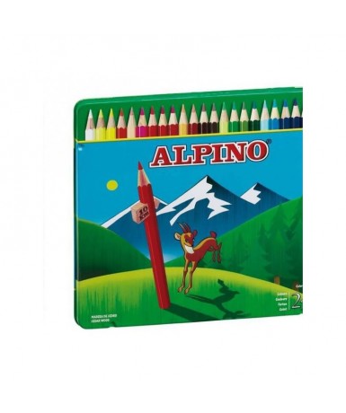 Caja lapiceros color alpino 24 colores
