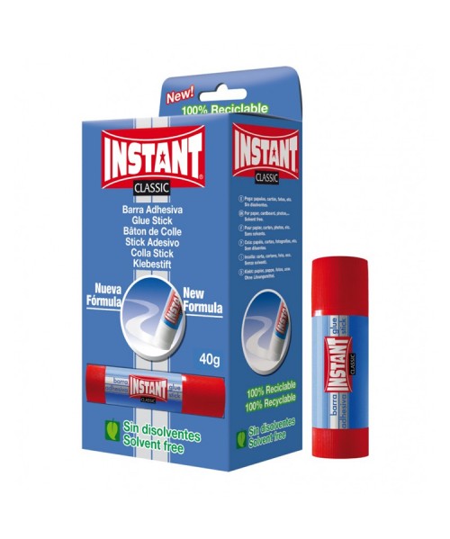 Pegamento barra instant 40g.