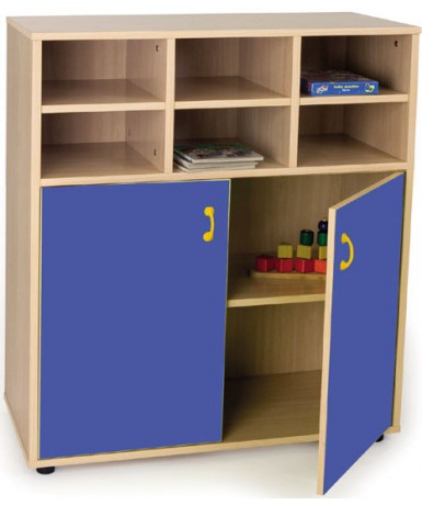 Armario intermedio: 6 casillas + 2 puertas/4...