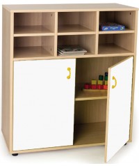 Armario intermedio: 6 casillas + 2 puertas/4 huecos