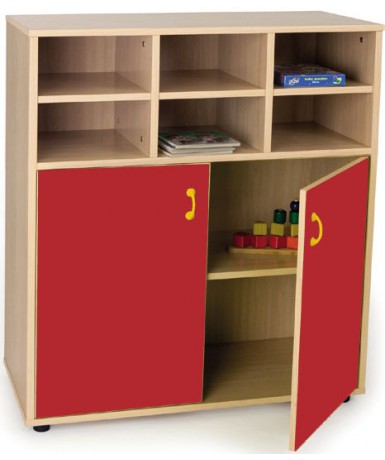 Armario intermedio: 6 casillas + 2 puertas/4...