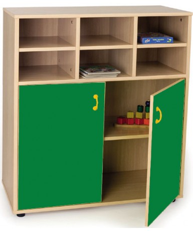 Armario intermedio: 6 casillas + 2 puertas/4...