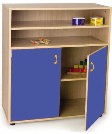 Armario intermedio: 2 estantes+2 puertas y 2...