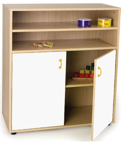 Armario intermedio: 2 estantes+2 puertas y 2...