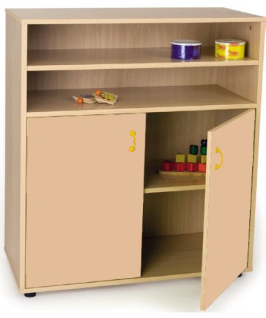 Armario intermedio: 2 estantes+2 puertas y 2...