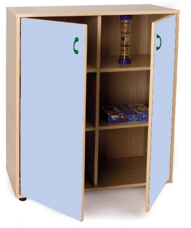 Armario intermedio: 2 puertas + 6 huecos