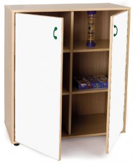 Armario intermedio: 2 puertas + 6 huecos