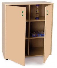 Armario intermedio: 2 puertas + 6 huecos