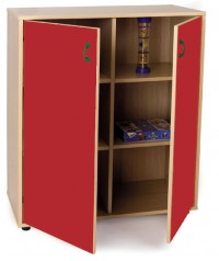 Armario intermedio: 2 puertas + 6 huecos