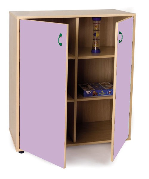 Armario intermedio: 2 puertas + 6 huecos