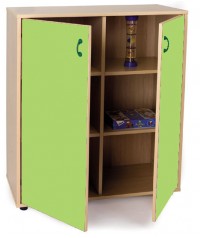 Armario intermedio: 2 puertas + 6 huecos