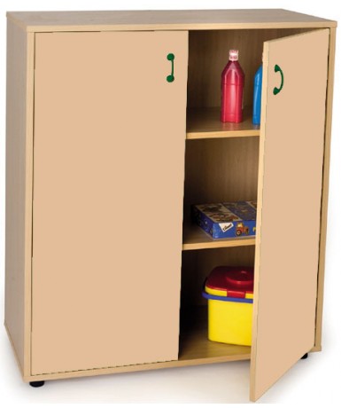 Armario intermedio: 2 puertas + 3 huecos