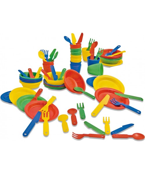 Vajilla completa 4 colores 72 piezas 2