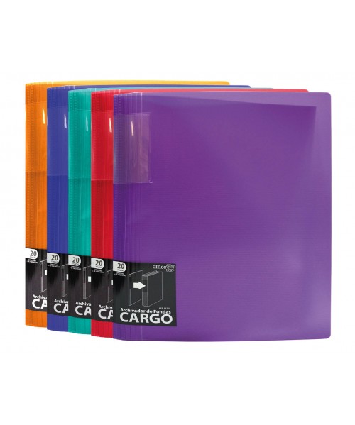 Carpeta 20 fundas capacidad 500 hojas 2