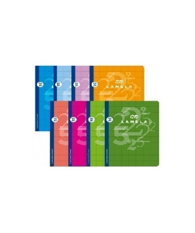 Libretas Lamela A4 Cuadros 3 mm