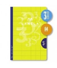 Libretas Lamela A4 Cuadros 3 mm