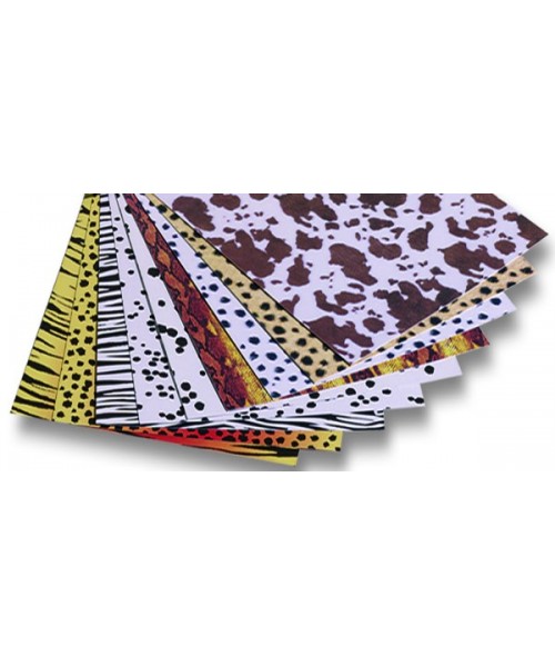 Cartón piel animales - 9 unidades