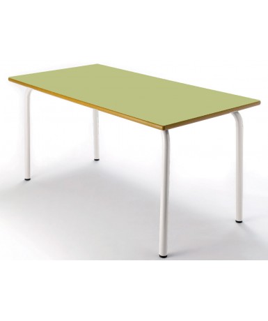 Mesa rectangular 120x60 cm. Patas Blancas - 54...