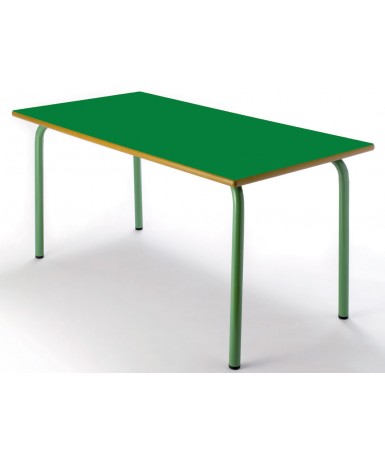 Mesa rectangular 120x60 cm. Patas Verdes - 60...